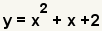 y=x^2-2x+1