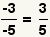 (- 3)/(- 5) =3/5